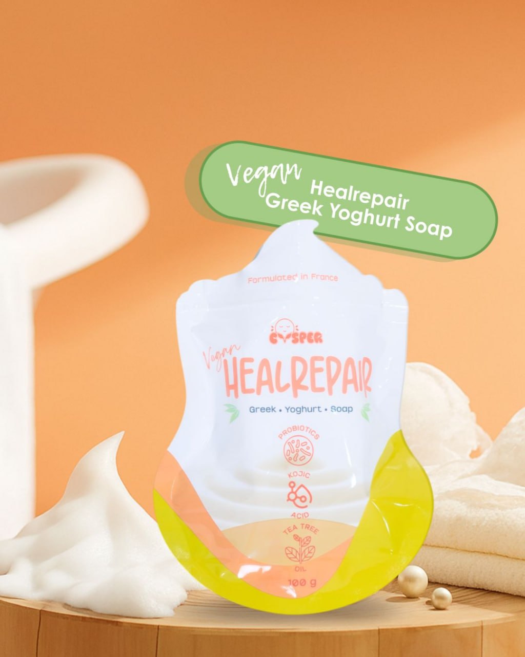 Vegan Greek Yoghurt Soap